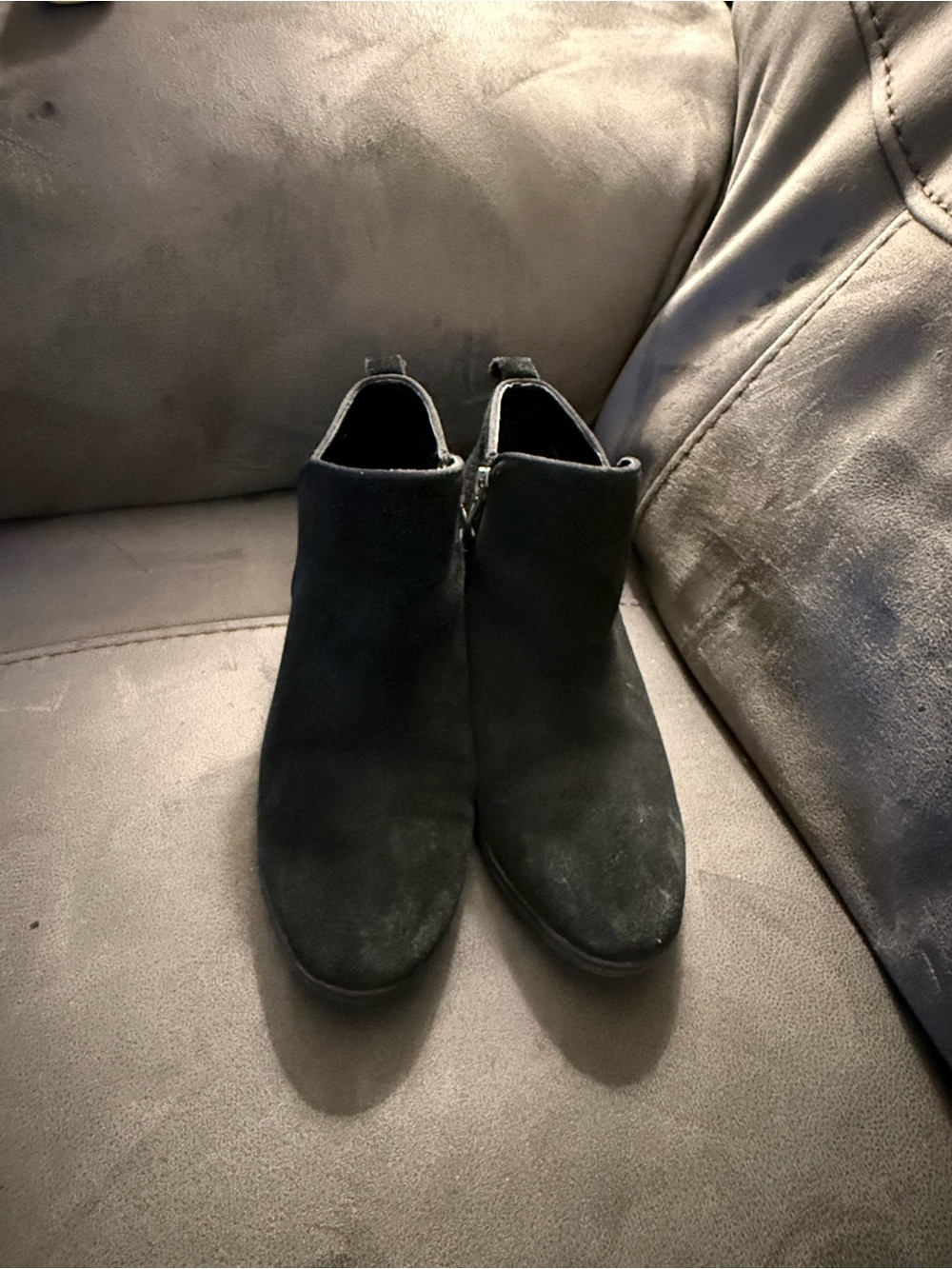 Men's Black Suede Ankle Boots